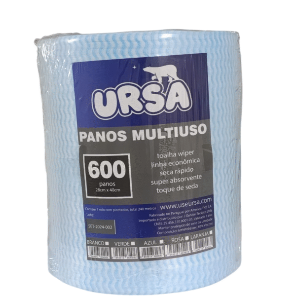 Panos Multiuso 600 Unidades – 28cm x 40cm | Toque de Seda, Super Absorvente e Secagem Rápida